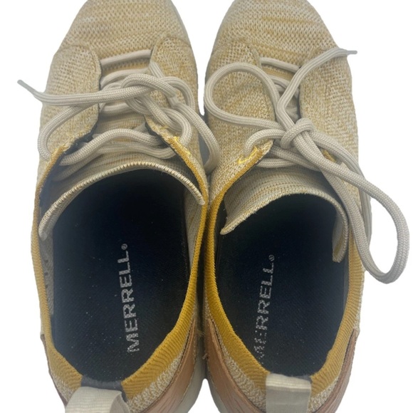 Merrell Gridway Women's US 9 Vibram Lightweight Knit Sneakers Mustard Yellow - Picture 7 of 9